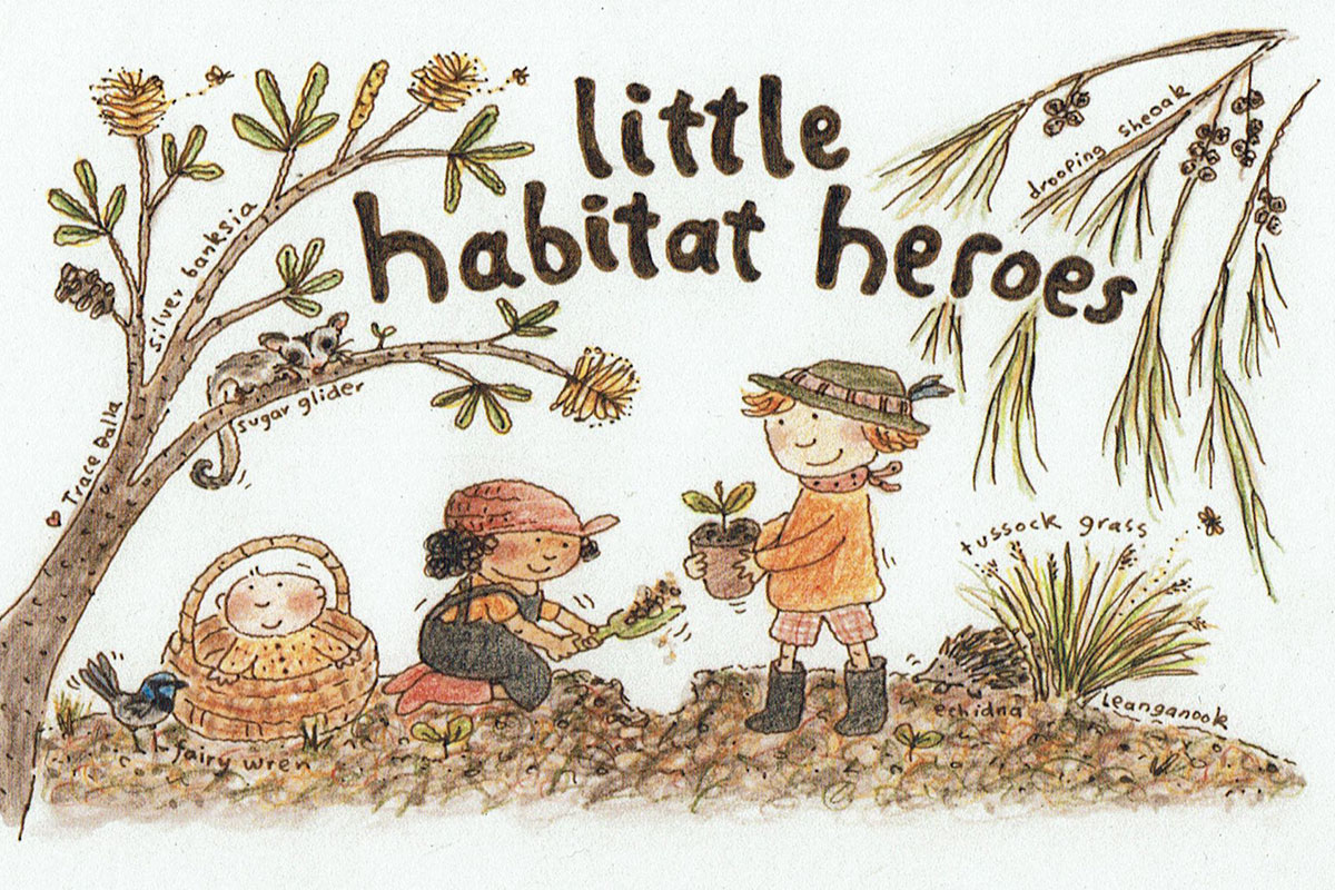 Little Habitat Heroes illustration